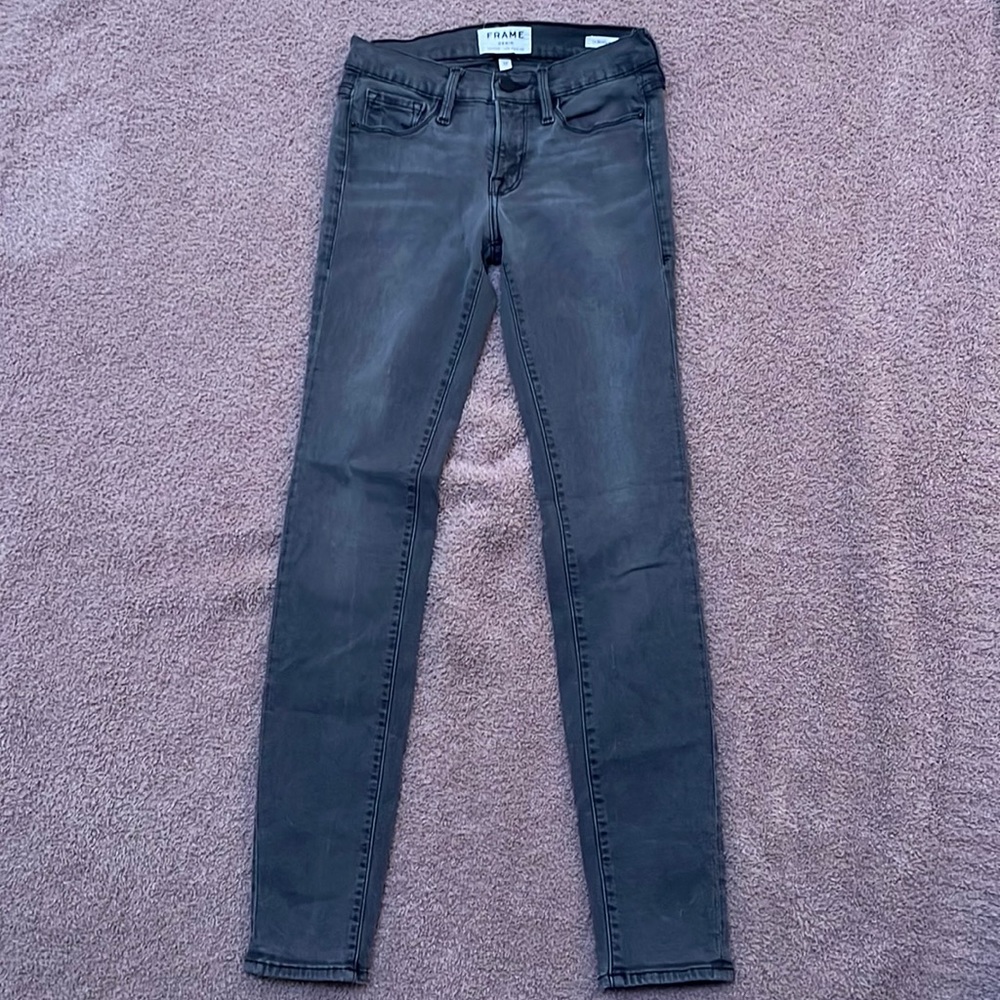 Frame Smokey gray skinny jeans